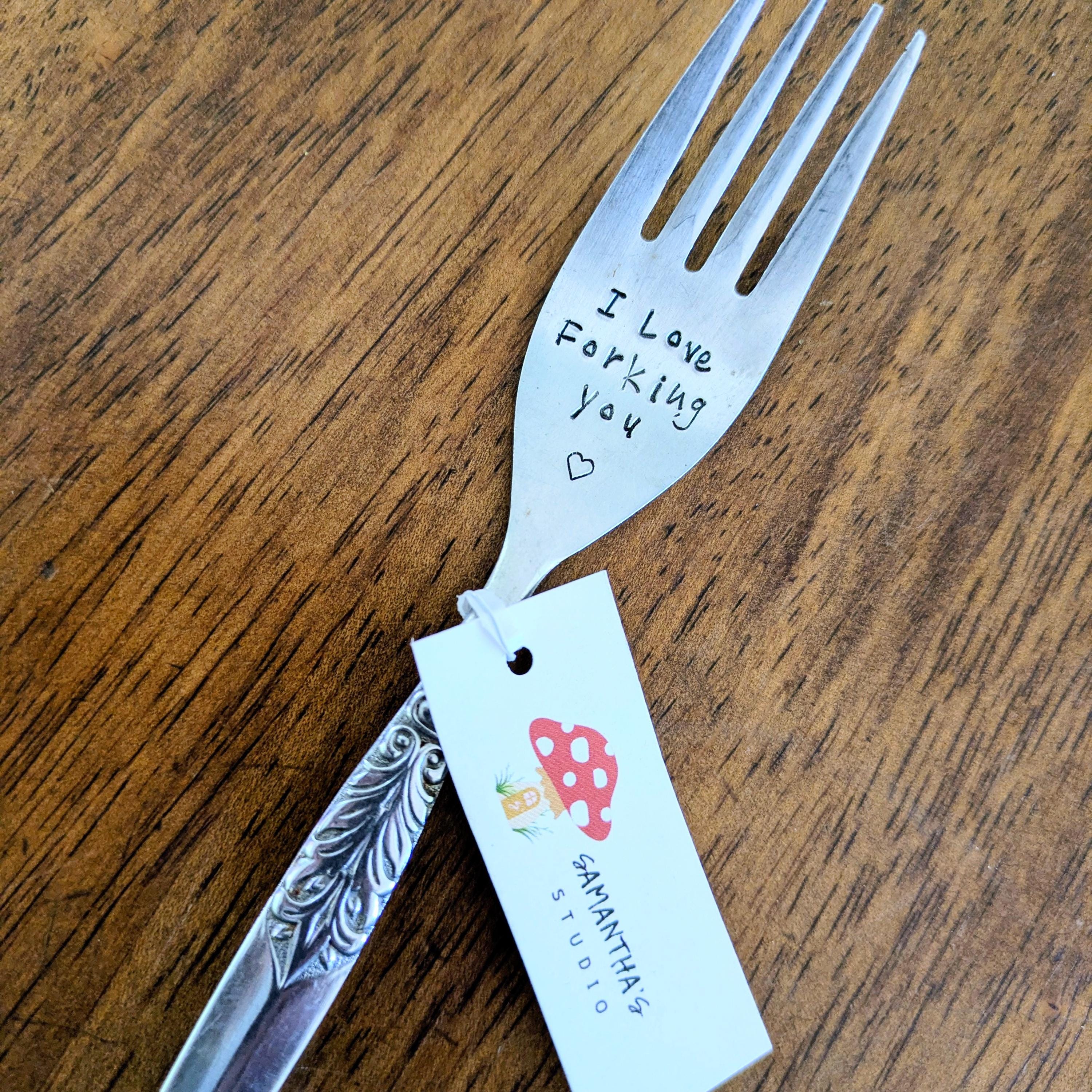 I Love Forking You - Quote Cutlery (Fork)