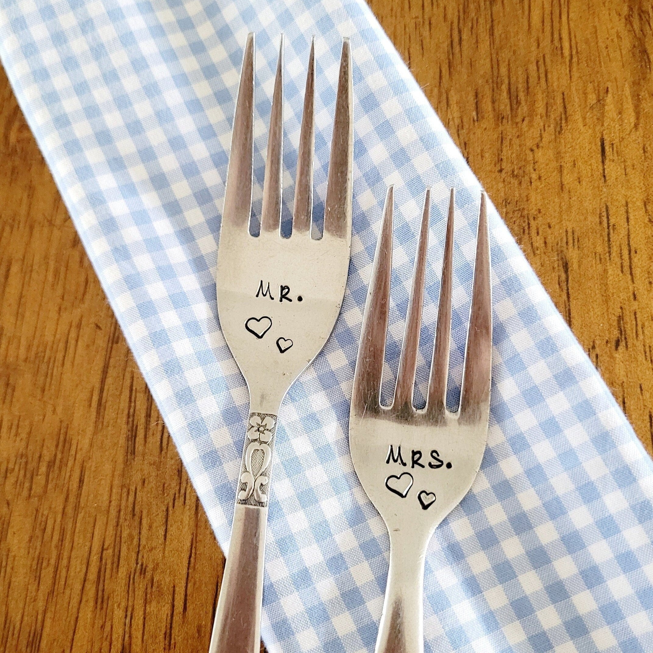 MR. & MRS. Quote Cutlery (1 x pair of forks)