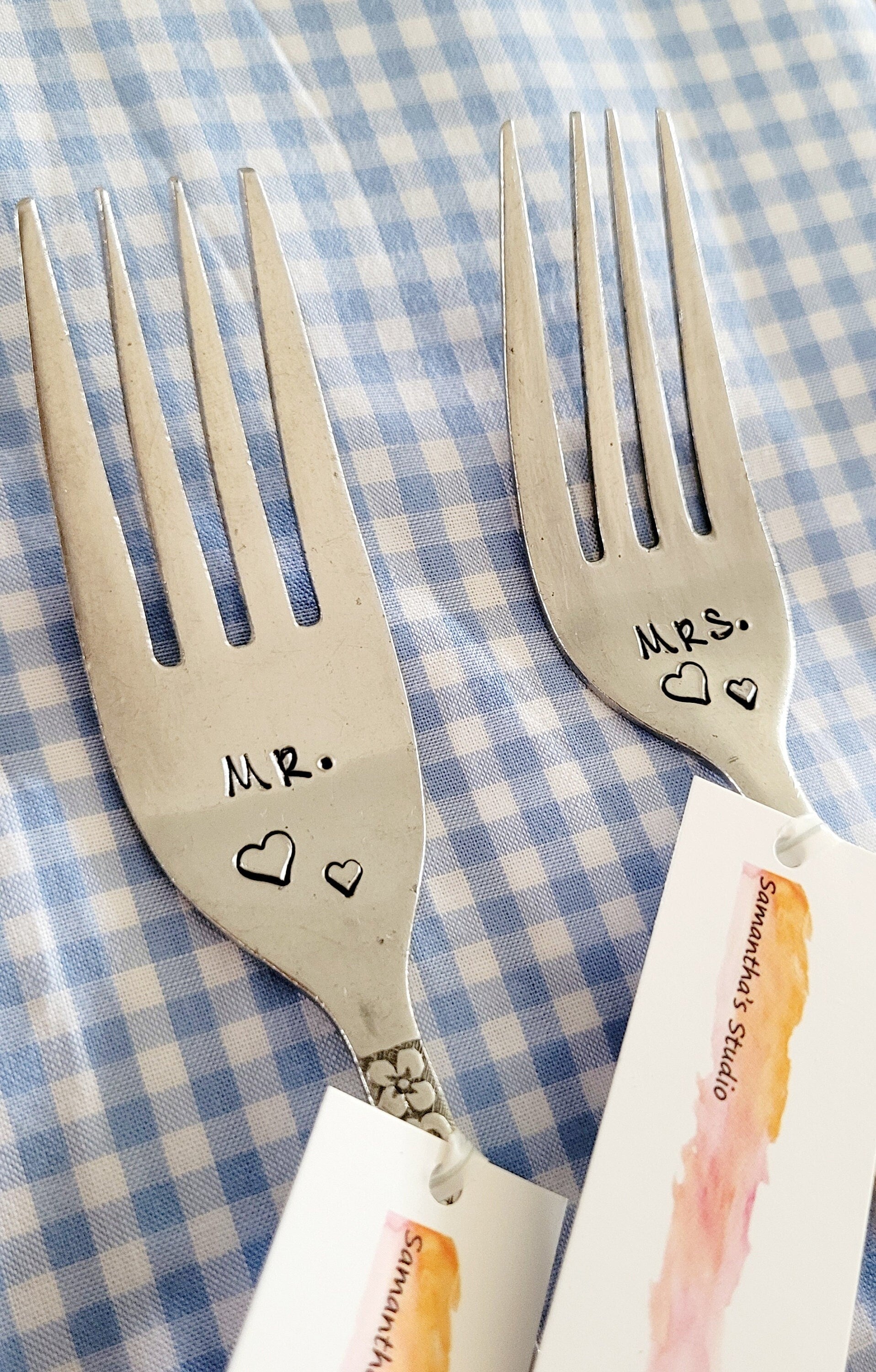 MR. & MRS. Quote Cutlery (1 x pair of forks)