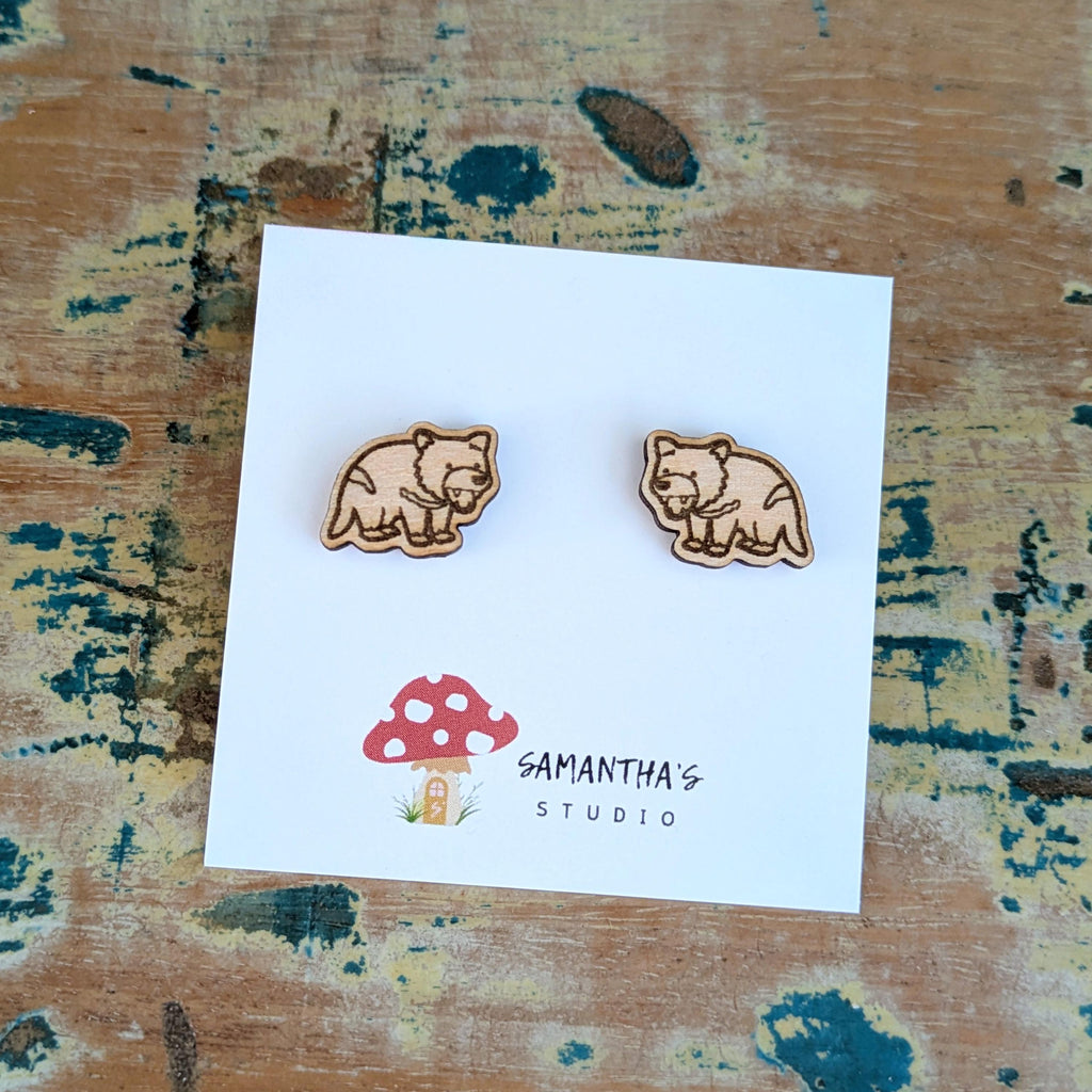 Tassie Devil Stud earrings