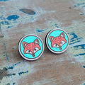 Woodlands Fox stud earrings