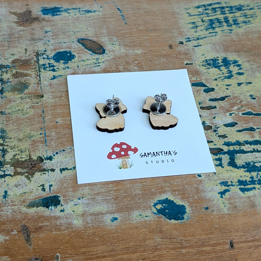 Fox stud earrings
