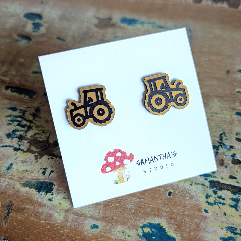 Tractor Stud Earrings