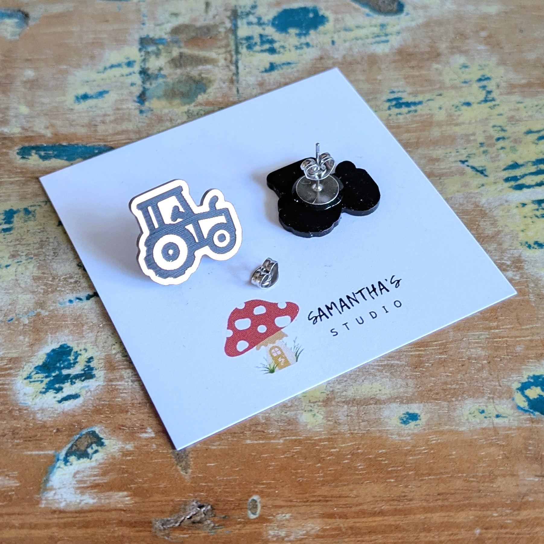 Tractor Stud Earrings