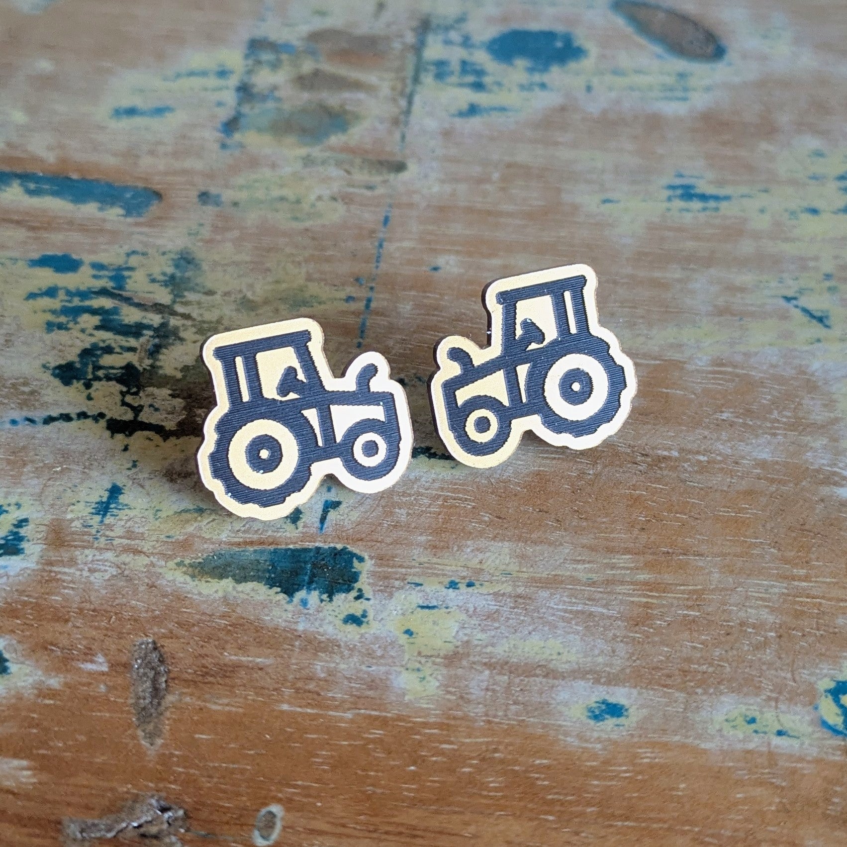 Tractor Stud Earrings