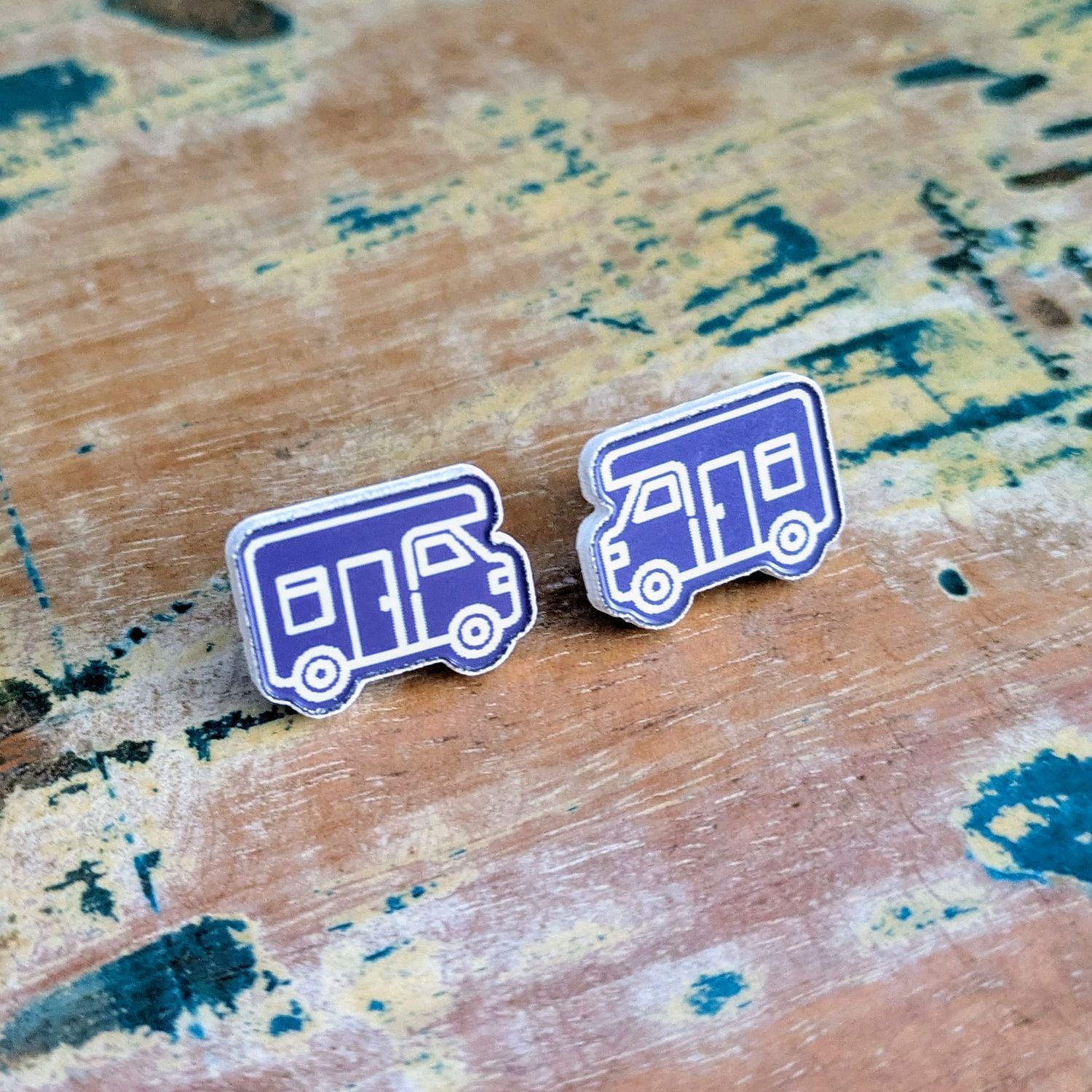 Motorhome Stud Earrings