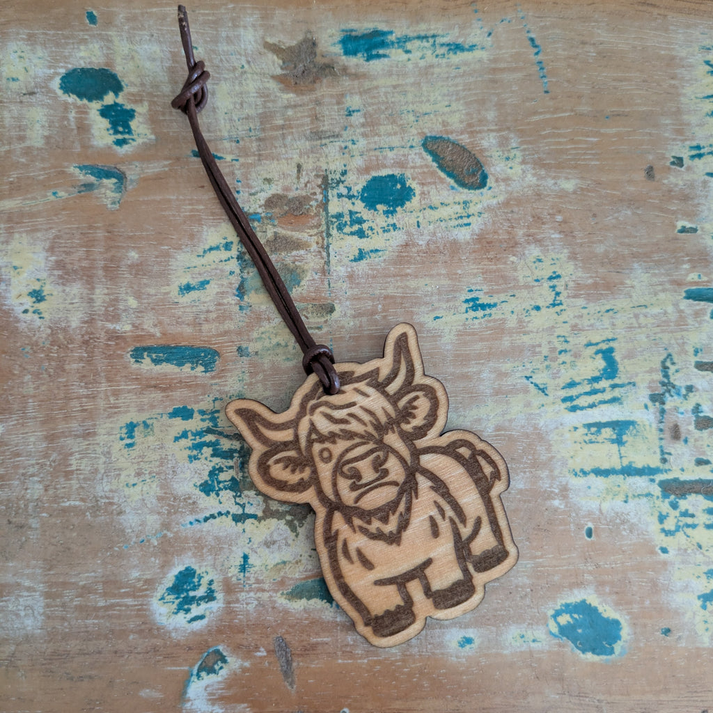 Highland Cow Car Air Freshener